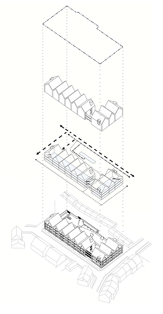 Heulebrug Oost, collectieve woningen, Knokke-Heist-1735510125