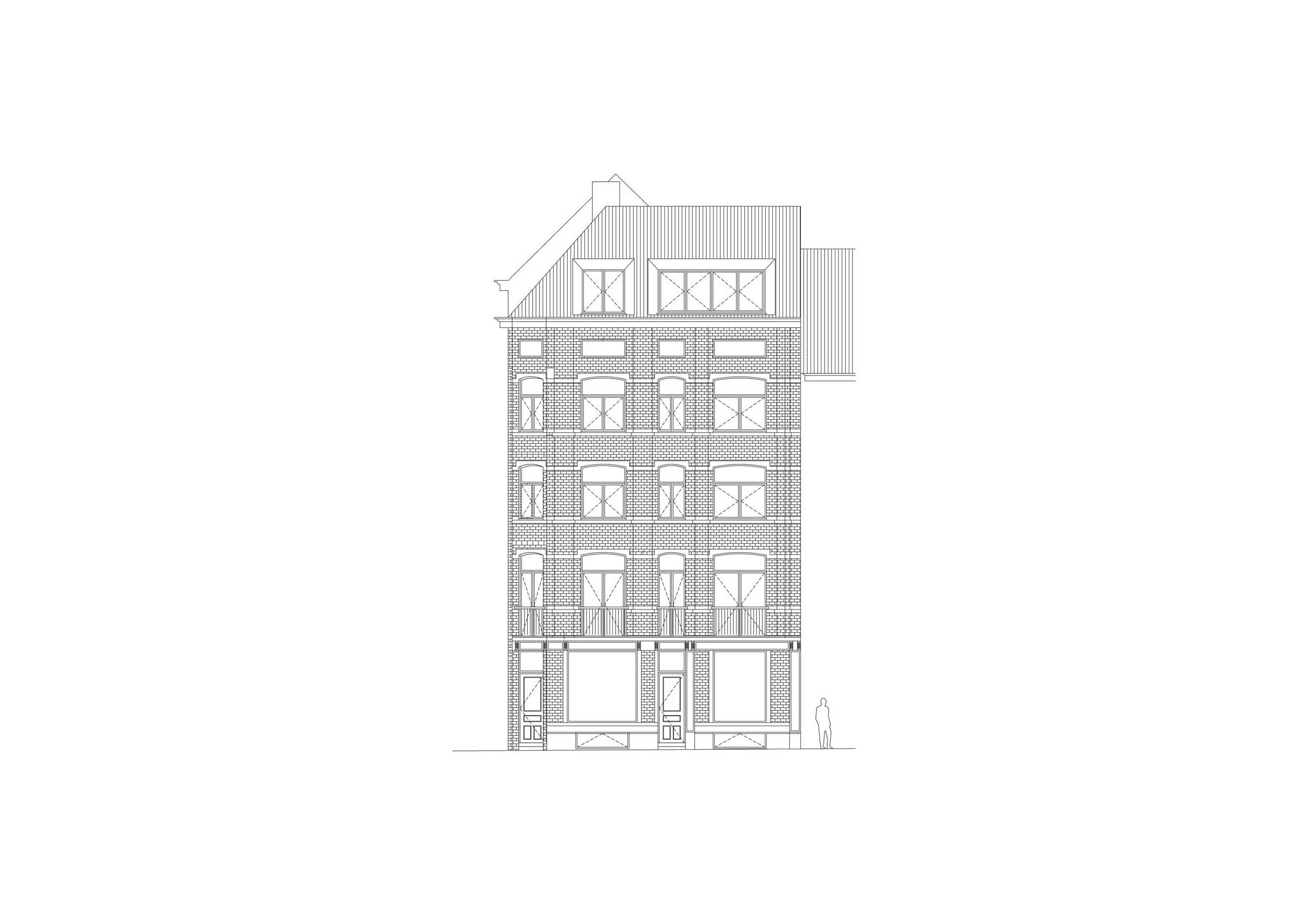 Karperstraat, renovatie naar meergezinswoning, Molenbeek-685243334