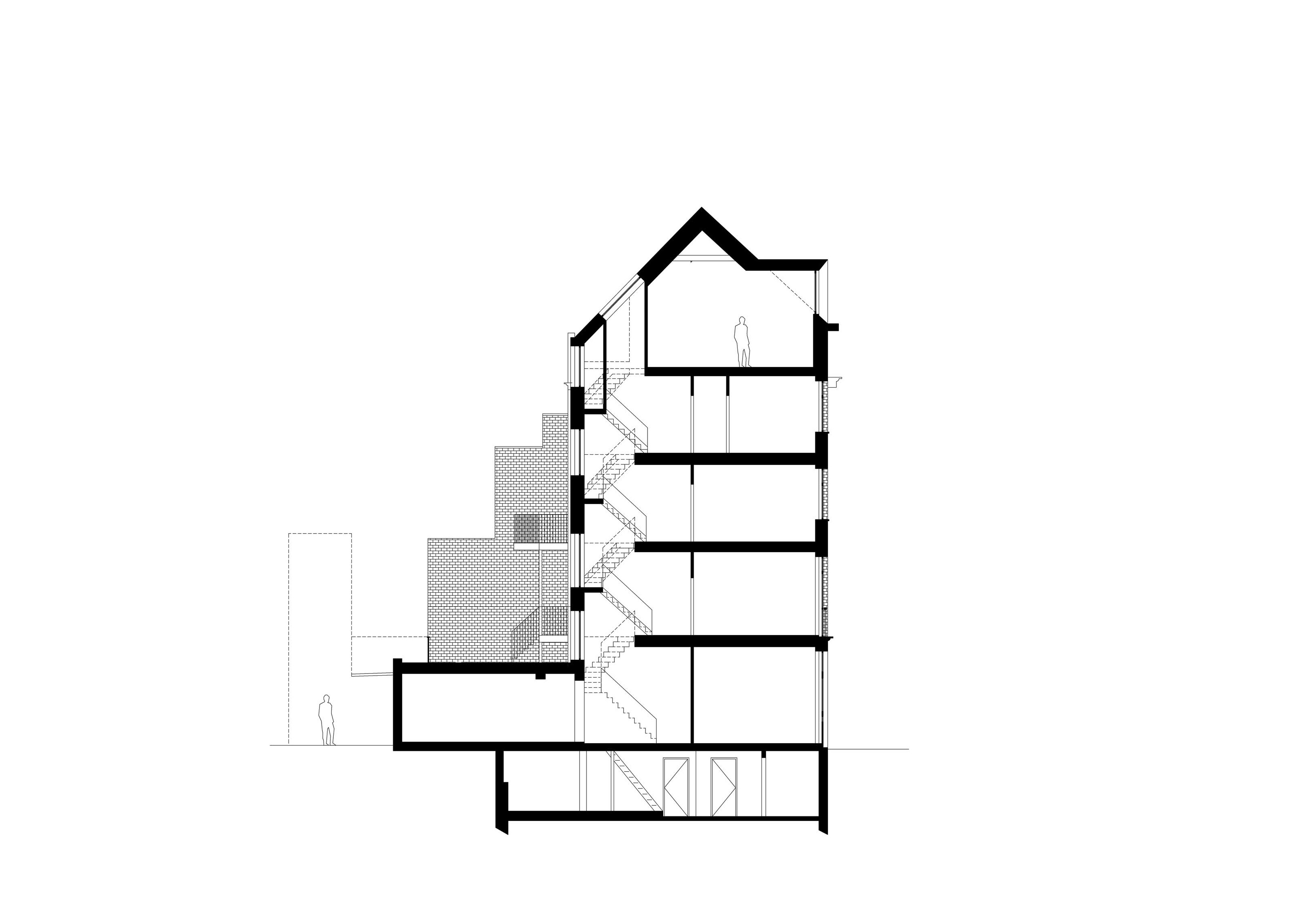 Karperstraat, renovatie naar meergezinswoning, Molenbeek-879203377