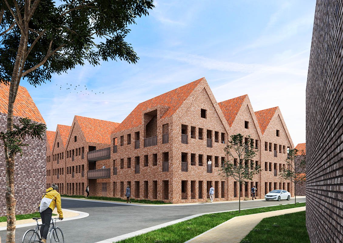 Heulebrug Oost, collectieve woningen, Knokke-Heist