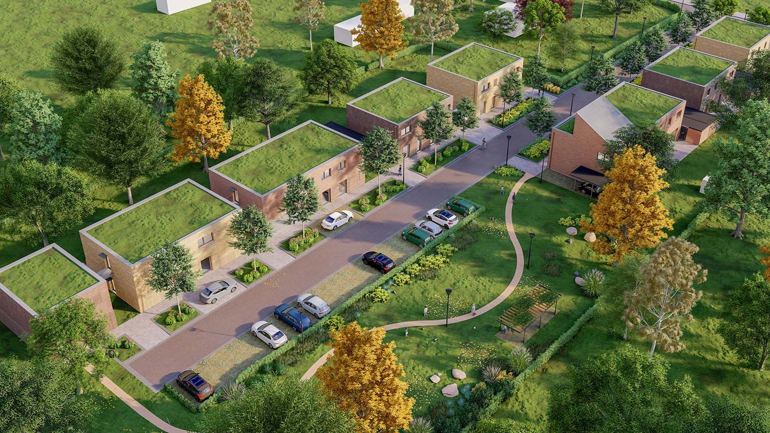 Keverstraat, collectieve woningen, Hechtel-Eksel